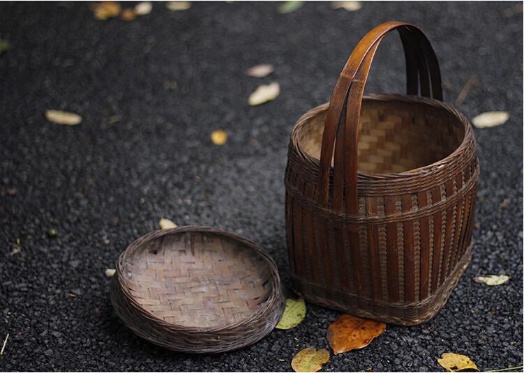 匠心啟航閱讀竹編提籃