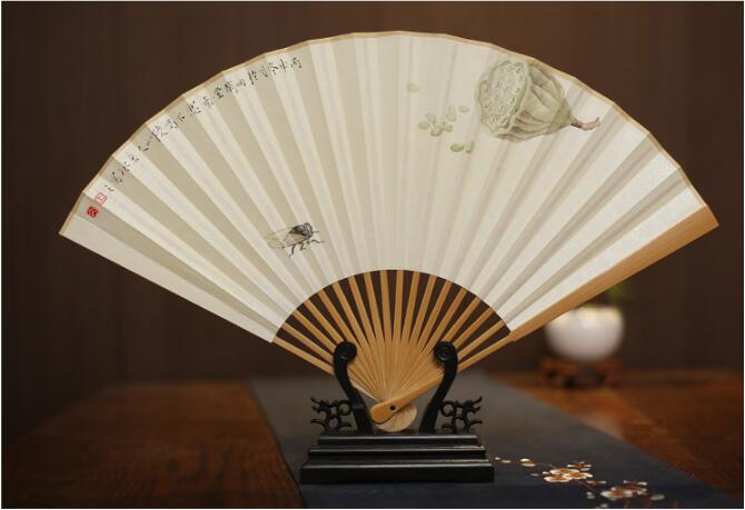 匠心啟航閱讀玉竹折扇圖片