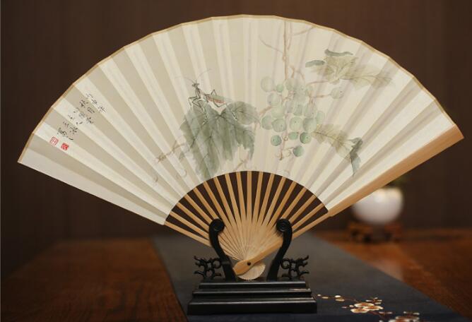 匠心啟航閱讀玉竹折扇圖片