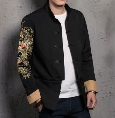 個(gè)性刺繡匠心啟航閱讀唐裝