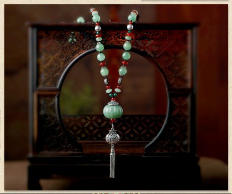 福運(yùn)綿綿毛衣鏈,華美復(fù)古項(xiàng)鏈?zhǔn)罪? / data-gtDE=