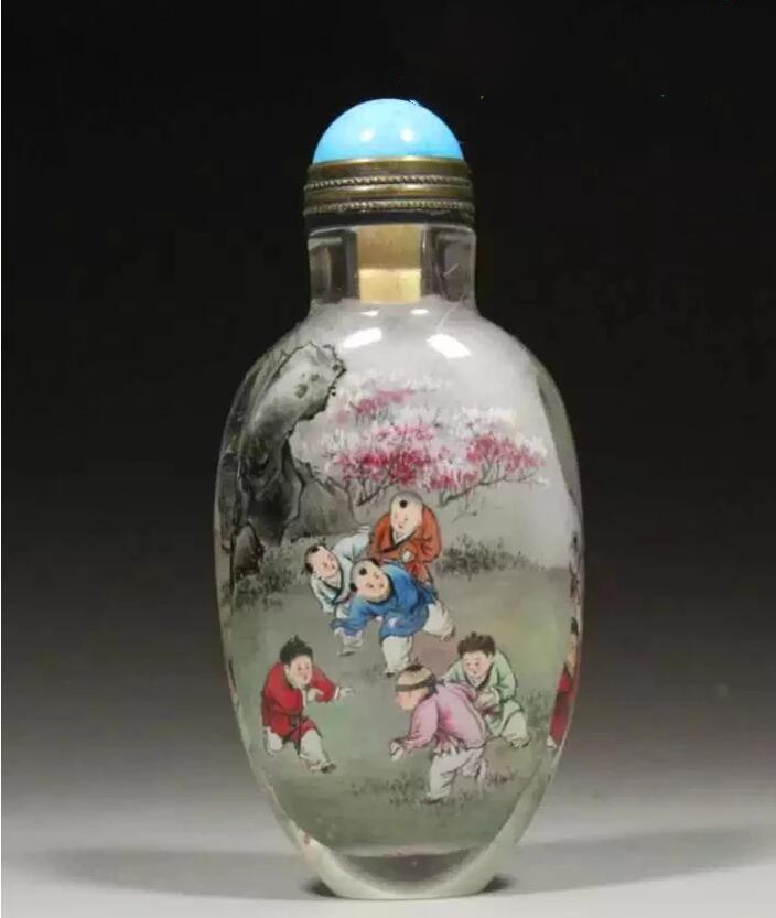 天然水晶內(nèi)畫鼻煙壺(收藏臻品)