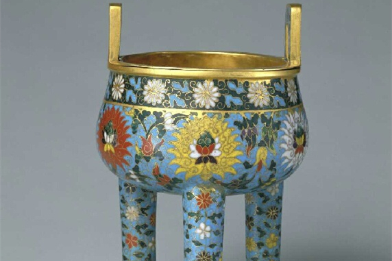 故宮博物館藏元明清掐絲琺瑯,景泰藍